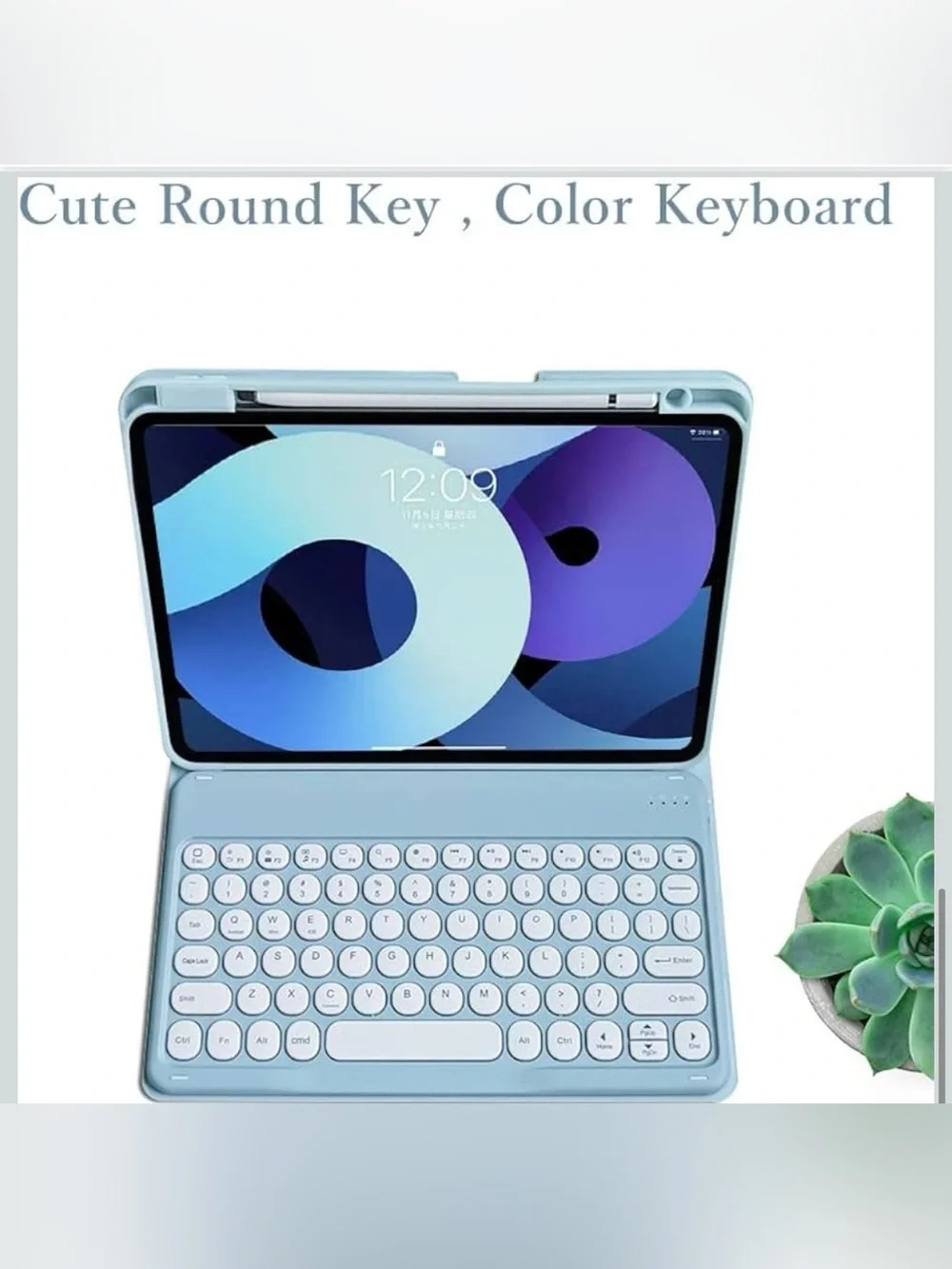 Keyboard Case for iPad 9th/8th/7th Generation/Air3/Pro10.5 with Touchpad/Pencil